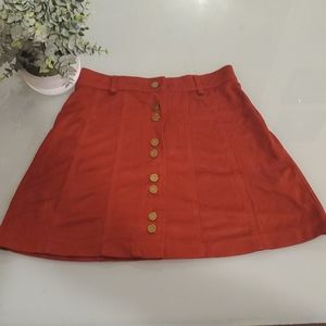 Zara Trafaluc Suede Mini Skirt XS